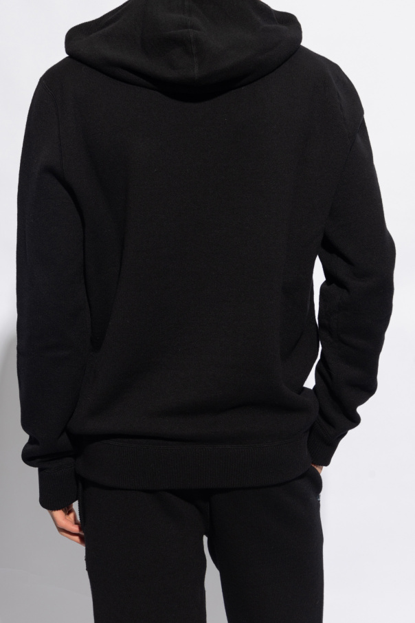 パーカー・フーディ Dolce & Gabbana Black Wool Blend Sweatshirt Dolce & Gabbana Embroidered Cotton Hoodie | Black | FARFETCH